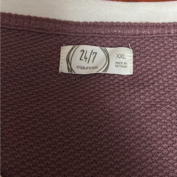 Maurices Thermal Knit top XXL - Picture 2 of 2